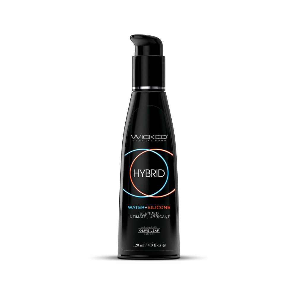 Wicked Hybrid - Water & Silicone Blended Lubricant - 120 ml Bottle Wicked
